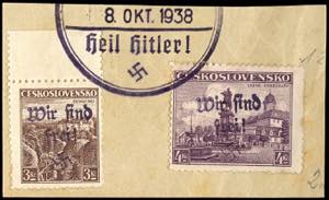 Reichenberg 3 Kc. And 4 Kc. Postal stamps ... 