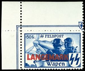 Flämische Legion Not issued stamps:+50 Fr. ... 