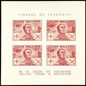 Wallonische Legion Plus 100 Fr. For our ... 