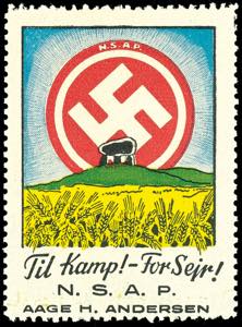 Dänemark 1944, N.S.A.P. - Til kamp!- For ... 
