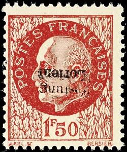 Lorient Fortress 1, 50 Fr. Postal stamp ... 