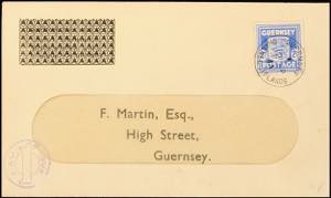 Guernsey 2 1/2 d ultramarine on marked ... 