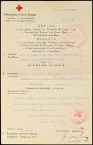 Red Cross Messages Messaging from 27.8.42 on ... 