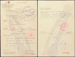 Red Cross Messages Messaging from 17.7.43 on ... 