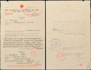 Red Cross Messages Messaging from 11.8.42 on ... 