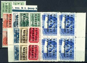 Lithuania 2 Kop. To 80 Kop. Postal stamp, 2 ... 
