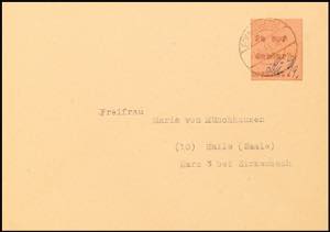 Eckartsberga 24 Pf. On philatelic letter to ... 