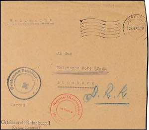 DR Dienstgruppe 1945, post paid German Armed ... 