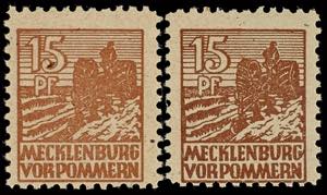 Soviet Sector of Germany G15 Pf. Departure, ... 