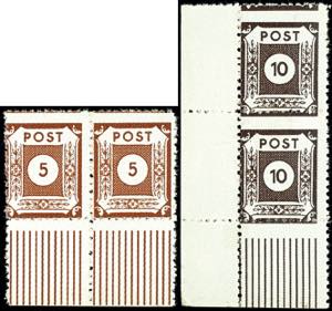 Soviet Sector of Germany 5 Pf postmaster ... 