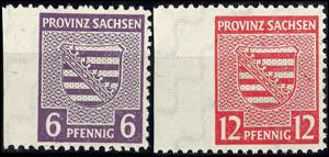Soviet Sector of Germany 6 and 12 Pfg ... 
