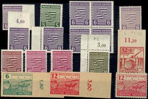 Soviet Sector of Germany 5 to 40 Pfg. ... 
