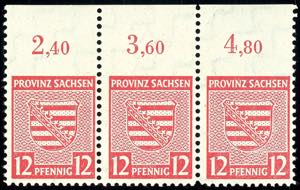 Soviet Sector of Germany 12 penny coat of ... 