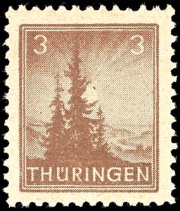 Soviet Sector of Germany 3 Pfg. Firs, ... 
