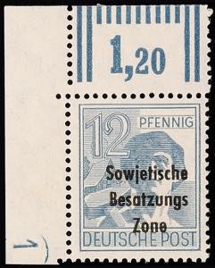 Soviet Sector of Germany 12 Pfg from the ... 