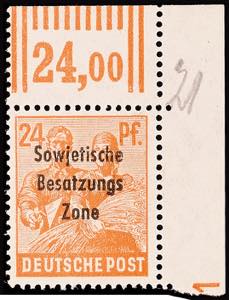 Soviet Sector of Germany 24 Pfg from the ... 