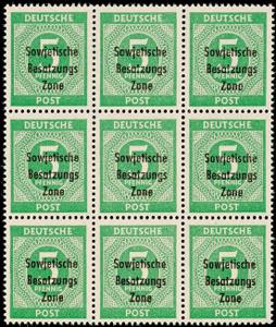 Soviet Sector of Germany 5 Pfg numeral ... 