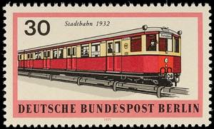 Berlin 30 Pfg Stadtbahn 1932 mit ... 