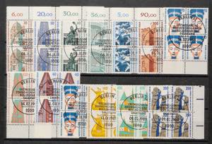 Berlin 10 to 350 Pfg places of interest 1987 ... 