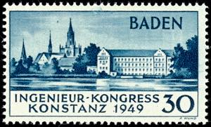 Baden 30 Pfg Constance II, mint never ... 