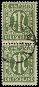 Bizone 30 Pfg. First issue of stamps for ... 
