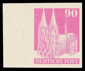 Bizone 90 Pfg Cologne Cathedral, ... 