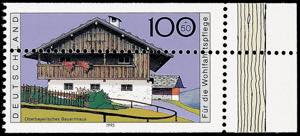 Federation 100 Pfg farmer houses in Germany ... 