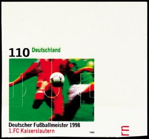 Federation 110 Pfg. German football champion ... 