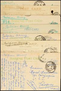 Belgium 1915 / 1916, small correspondence ... 
