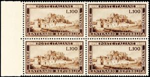 Italy 100 L., 100. Anniversary the ... 