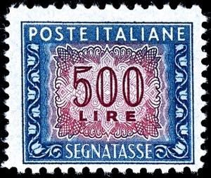 Italy Postage 1947, 1 L. - 500 L. Drawing ... 