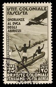 Italian Colonies 25 L. Airmail stamp Ludwig ... 