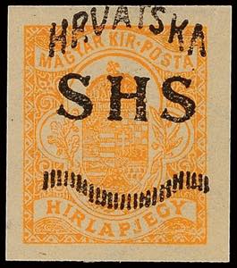 Jugoslavia 2 F. Newspaper stamp with to the ... 