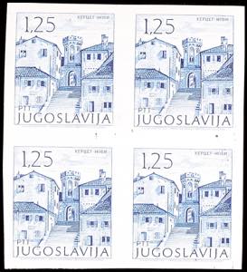 Jugoslavia 1, 25 Din. Places of interest, ... 
