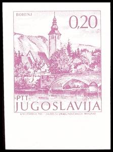 Jugoslavia 0, 20 Din. Places of interest, ... 