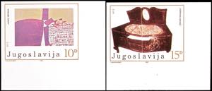 Jugoslavia 4 - 15 Din. Art unperforated, ... 