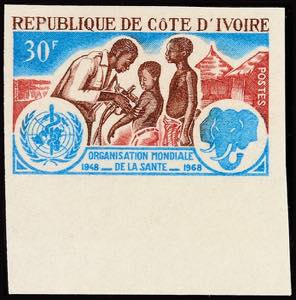 Ivory Coast (Côte dIvoire) 30 Fr. 20 years ... 