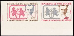 Ivory Coast (Côte dIvoire) 40 Fr. 1. SOS ... 