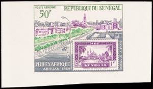Senegal 50 Fr. International stamp ... 