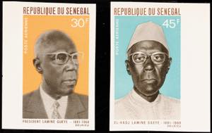 Senegal 30 and 45 Fr. 1. Day of death from ... 