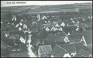 Picture postcards WENKHEIM, 1917, greatings ... 