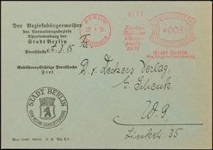 Theme Olympics 1936, Berlin, offical letter ... 
