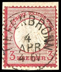 Later Use of a Postmark \TIEFENBRONN 4 ... 