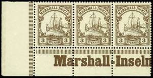 Marshall-Inseln 3 Pfennig Kaiseryacht, ... 