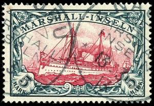 Marshall Islands 5 Mark \imperial yacht\ ... 