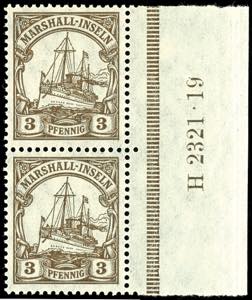 Marshall Islands 3 penny \imperial yacht\ ... 
