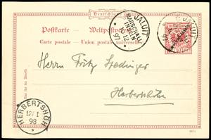 Marshall-Inseln Postal Stationery 10 penny ... 