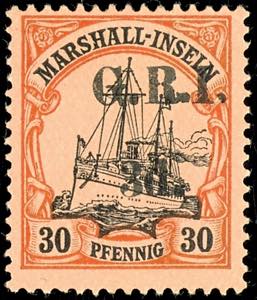 Marshall Islands - British Occupation 3 d. ... 