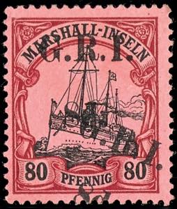 Marshall Islands - British Occupation 80 Pfg ... 