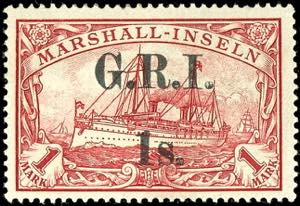 Marshall Islands - British Occupation 1 s. ... 